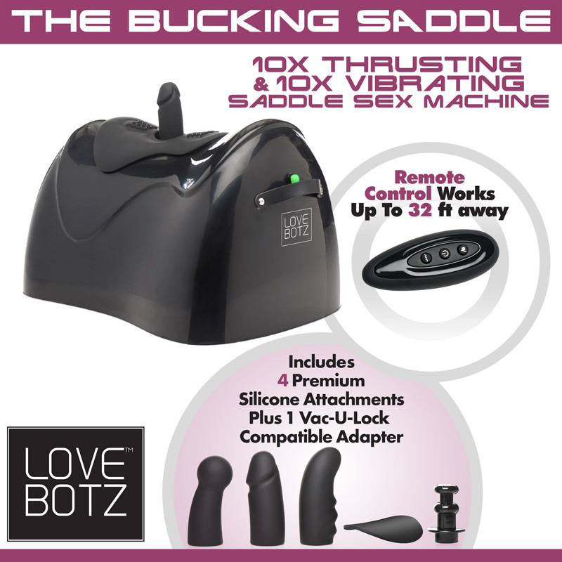 The Bucking Saddle 10X Thrusting and Vibrating Saddle Sex Machine - Image 3