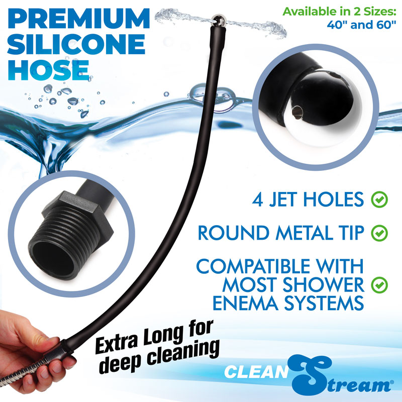 Premium Silicone Enema Hose - 1 Meter - Image 2