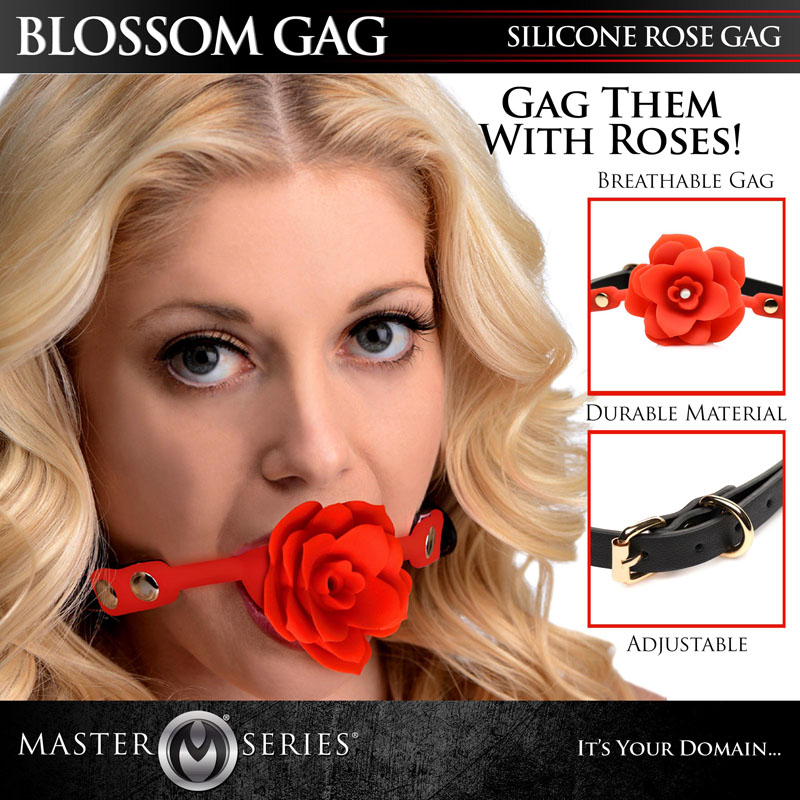Blossom Silicone Breathable Rose Gag - Image 2