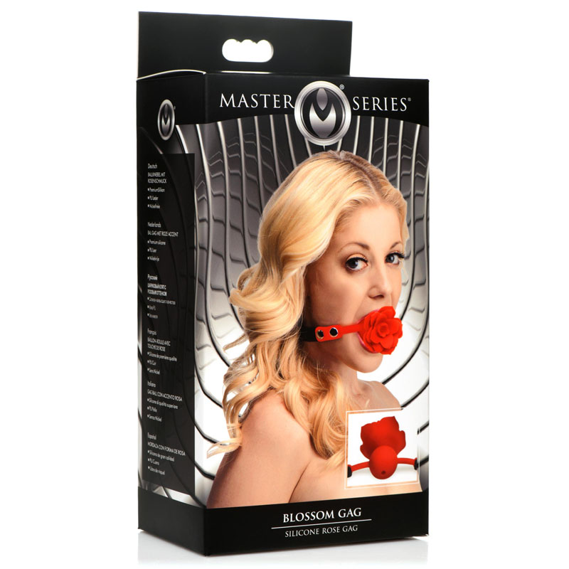Blossom Silicone Breathable Rose Gag - Image 5