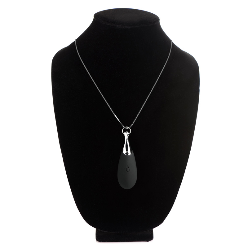 10X Vibrating Silicone Teardrop Necklace - Image 7
