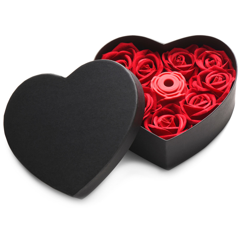 The Rose Lover's Gift Box 10X Clit Suction Rose - Red - Image 7