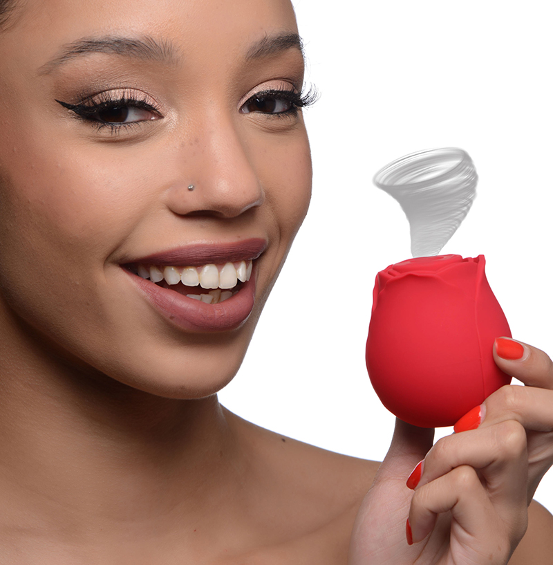 The Rose Lover's Gift Box 10X Clit Suction Rose - Red - Image 3