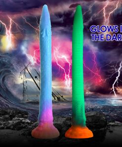 Makara Glow-in-the-Dark Silicone Snake Dildo