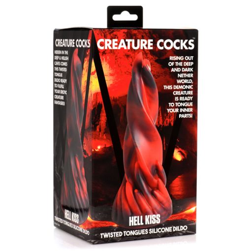 Hell Kiss Twisted Tongues Silicone Dildo - Image 8