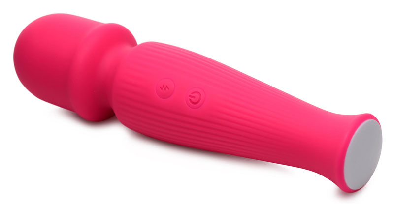 10X Silicone Wand Massager - Magenta - Image 2