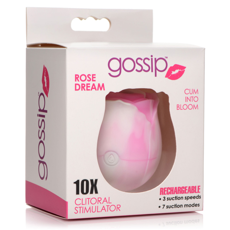 10X Rose Dream Silicone Clitoral Stimulator - Image 9