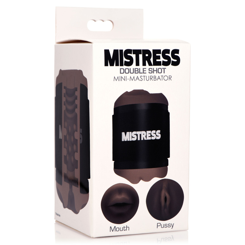 Double Shot Mouth and Pussy Stroker - Dark - Image 8