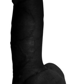 7 Inch Dildo with Balls - Black
