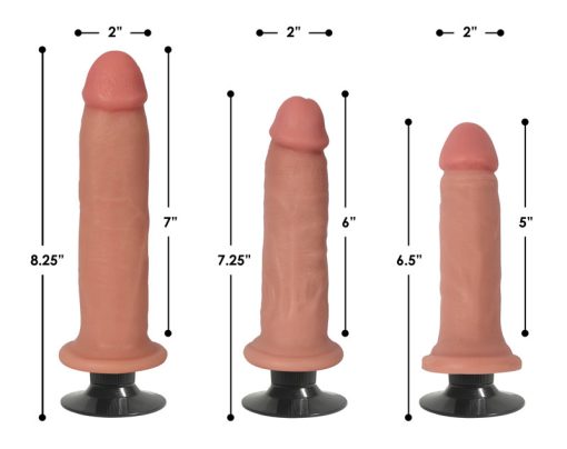 Jock Light Vibrating Dildo - 8 Inch - Image 2