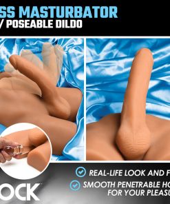 JOCK Male Ass Masturbator with Posable Dildo