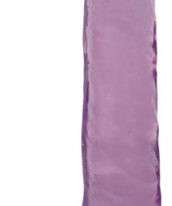 8 Inch Slim Stick with Balls Grape Ice Dildo