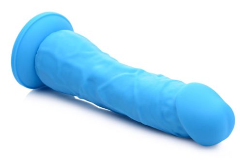 7 Inch Silicone Dildo - Berry - Image 3