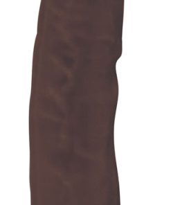 Silexpan Dark Hypoallergenic Silicone Dildo - 7 Inch