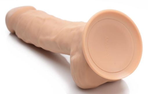 8 Inch Silexpan Hypoallergenic Silicone Vibrating Dildo - Medium - Image 4