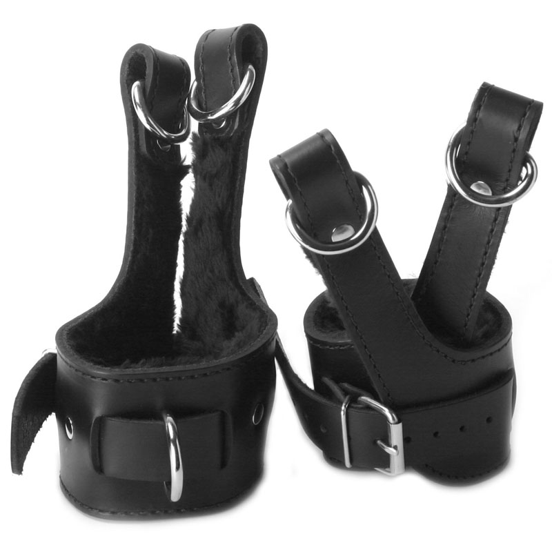 Strict Leather Fleece Lined Suspension Cuffs - Image 2