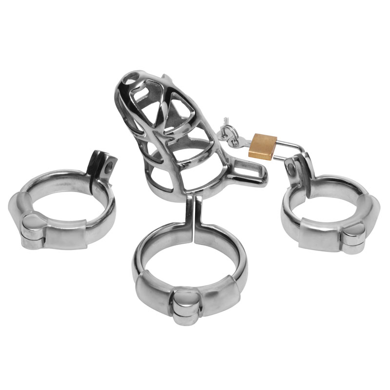 Detained Stainless Steel Chastity Cage - Image 3
