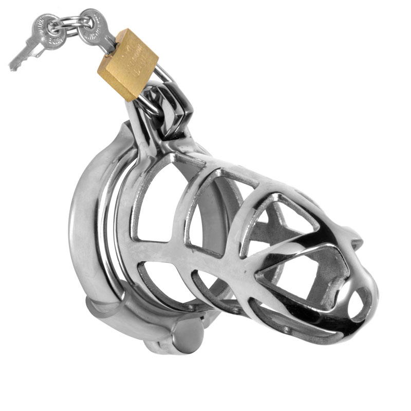 Detained Stainless Steel Chastity Cage - Image 2