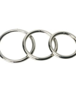 Trine Steel Ring Collection