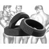 Tom of Finland 3 Piece Silicone Cock Ring Set - Black