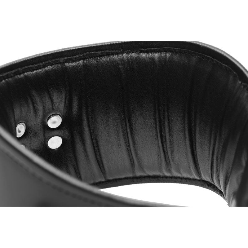 Padded Leather Locking Posture Collar - Image 3