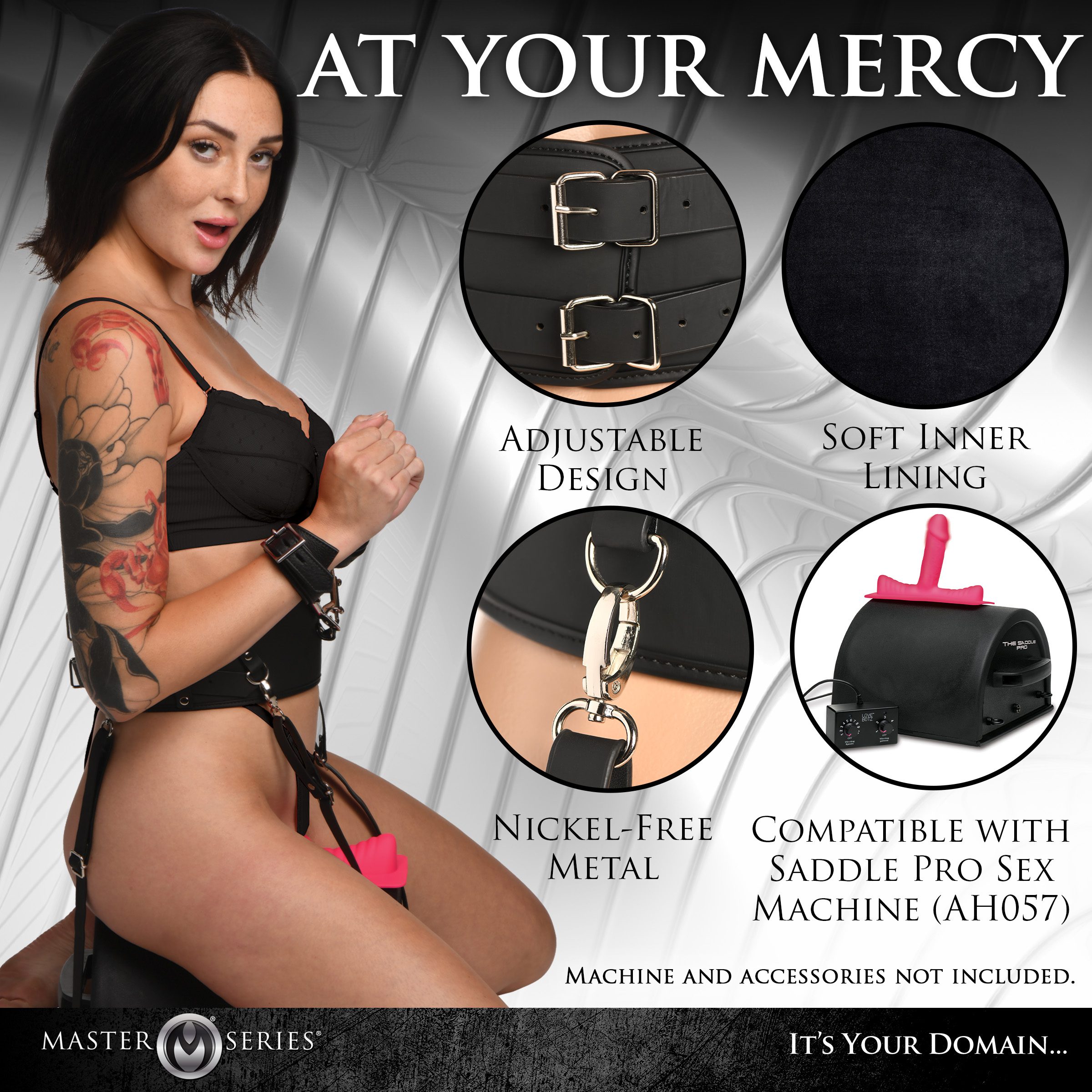Forced Orgasm Belt with Saddle Straps - Image 7