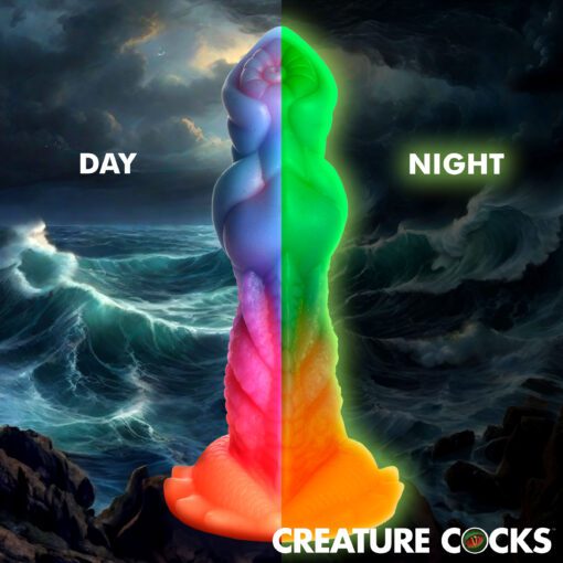 Aqua-Cock Glow-In-The-Dark Silicone Dildo - Image 5