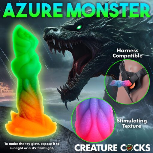 Aqua-Cock Glow-In-The-Dark Silicone Dildo - Image 7