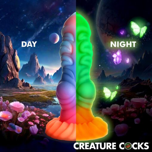 Alien Invader Glow-In-The-Dark Silicone Dildo - Image 5