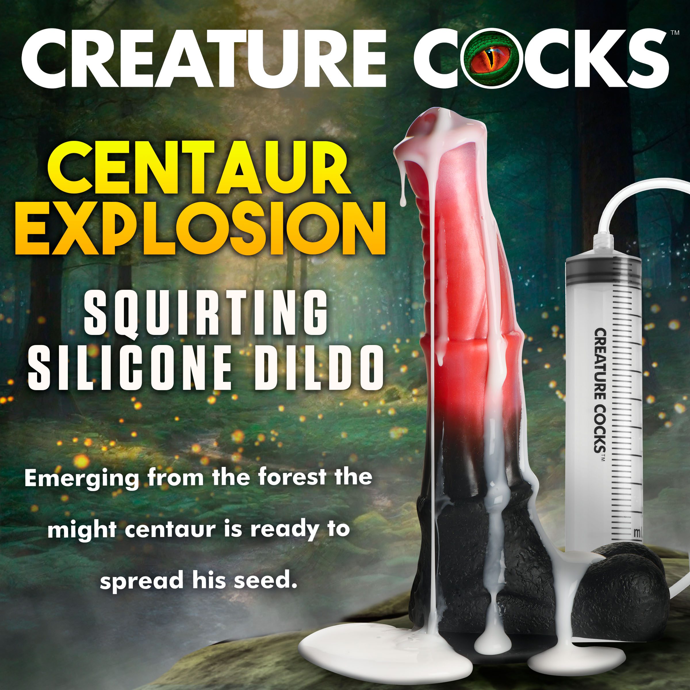 Centaur Explosion Squirting Silicone Dildo - Image 2