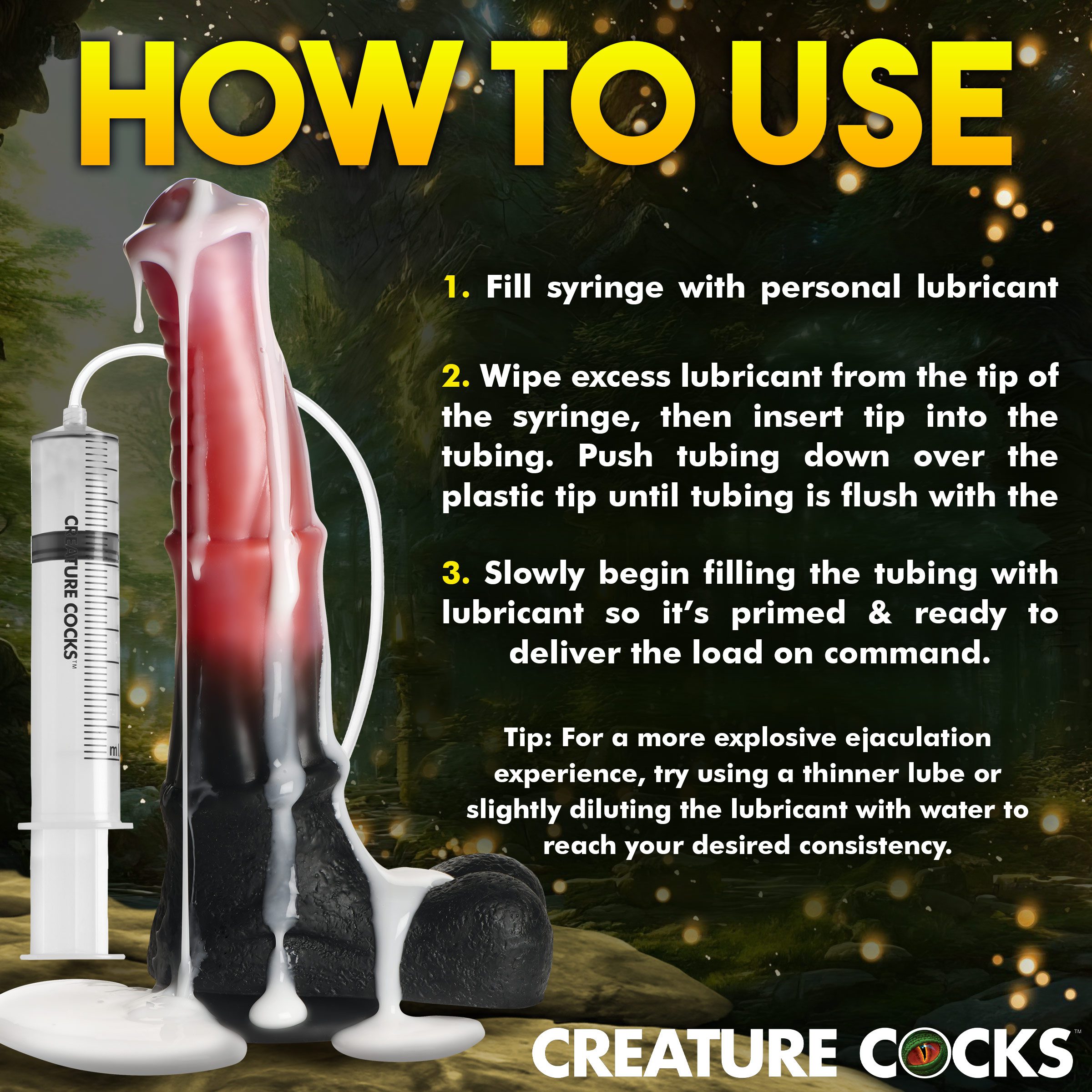 Centaur Explosion Squirting Silicone Dildo - Image 7