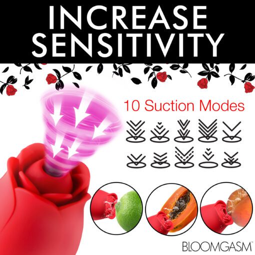 Blooming Bunny Sucking and Thrusting Silicone Rabbit Vibrator - Image 5