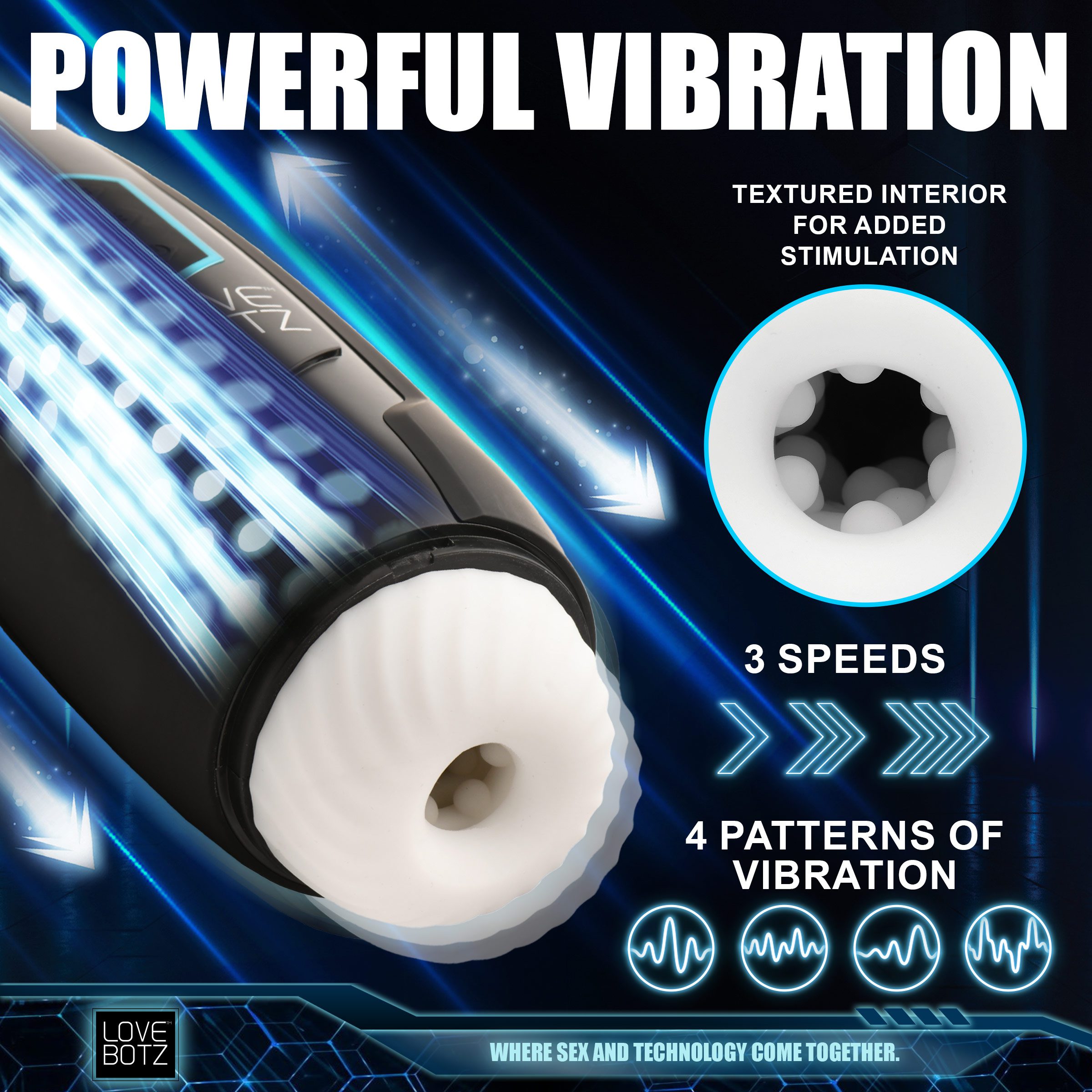 The Milker Max Thrusting and Vibrating Masturbator - Image 3