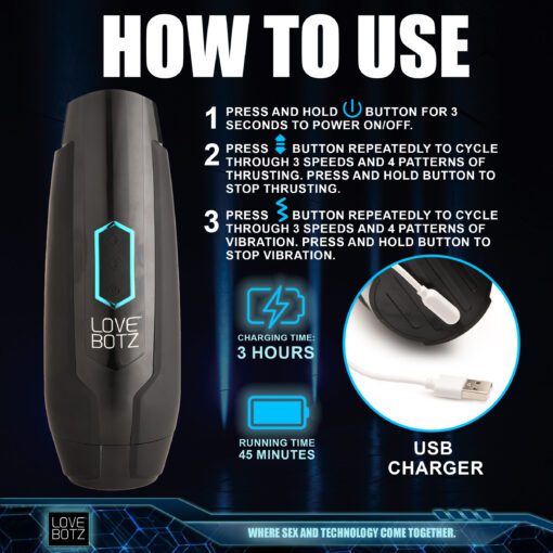 The Milker Max Thrusting and Vibrating Masturbator - Image 8