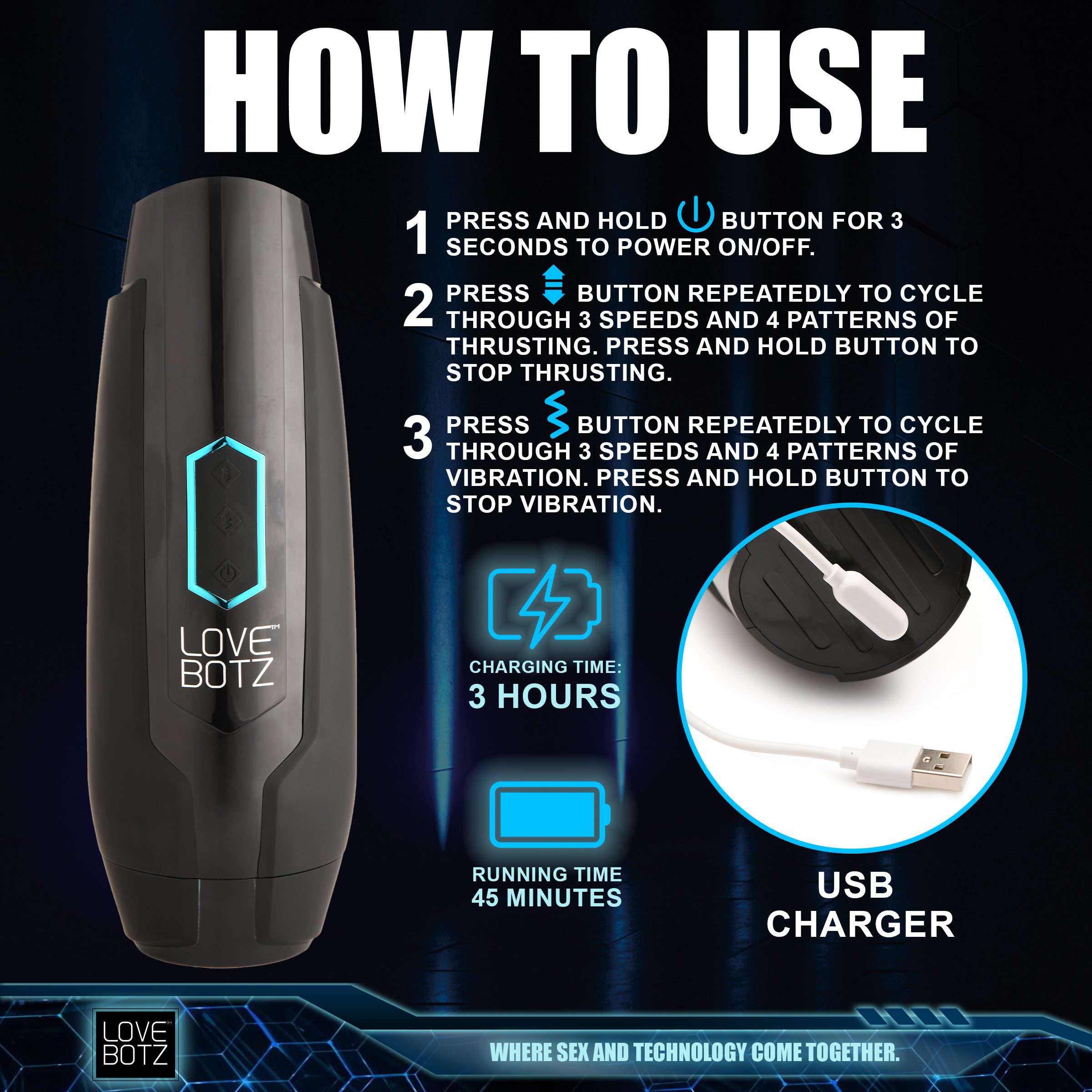 The Milker Max Thrusting and Vibrating Masturbator - Image 8