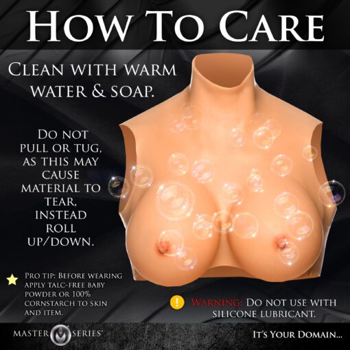 Perky Pair G-Cup Wearable Silicone Breasts - Image 5