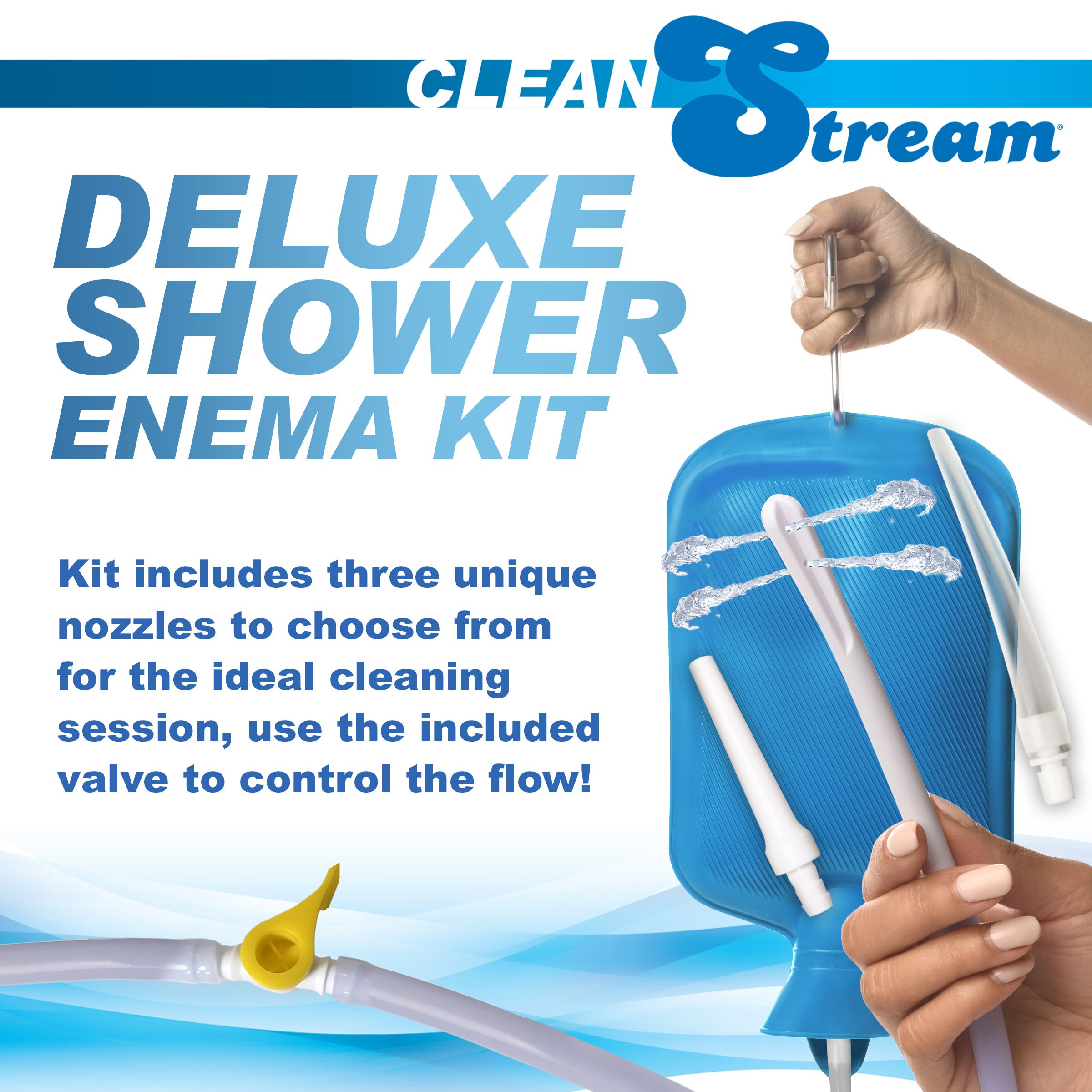 Deluxe Shower Enema Kit with 5 Tips - Image 2