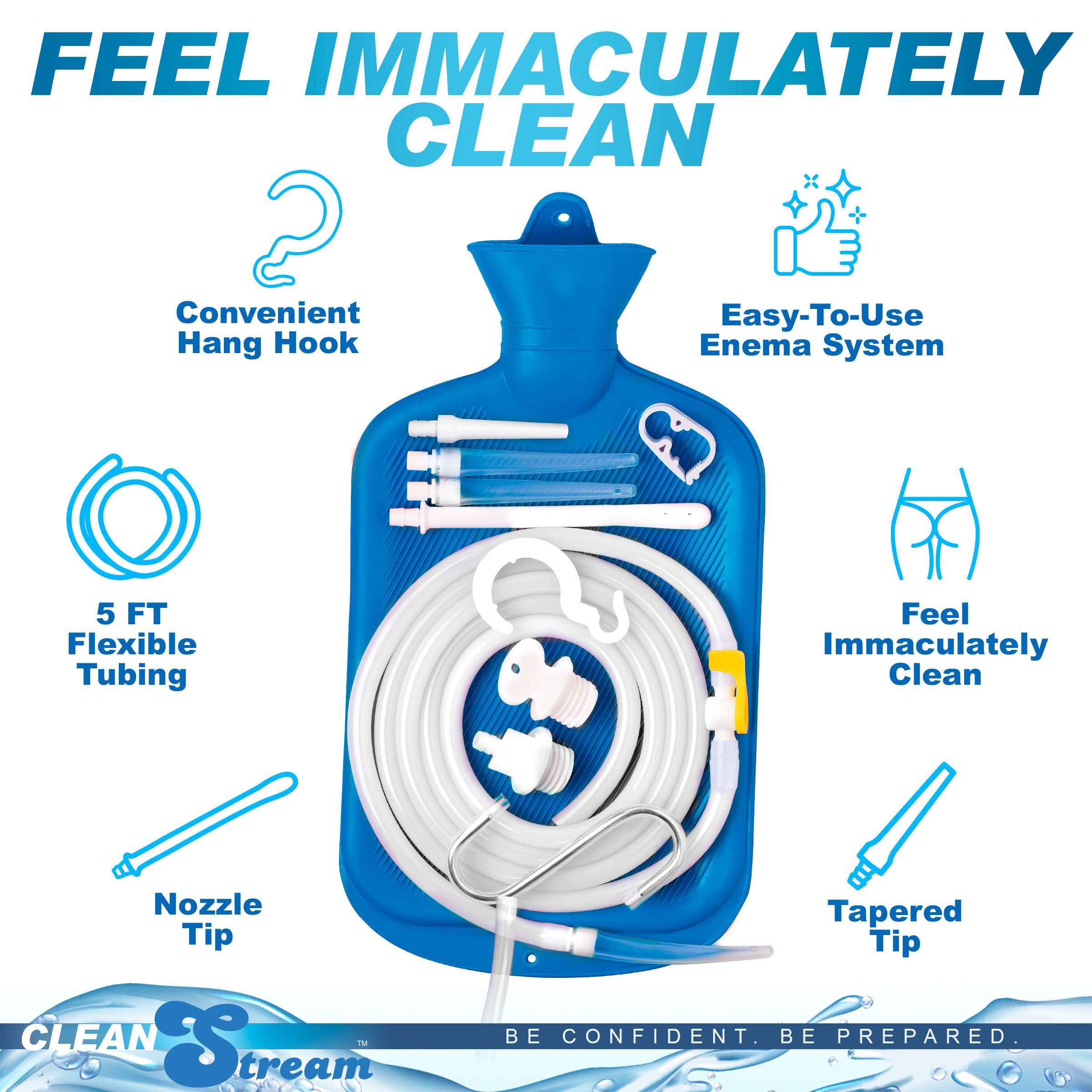 Deluxe Shower Enema Kit with 5 Tips - Image 5