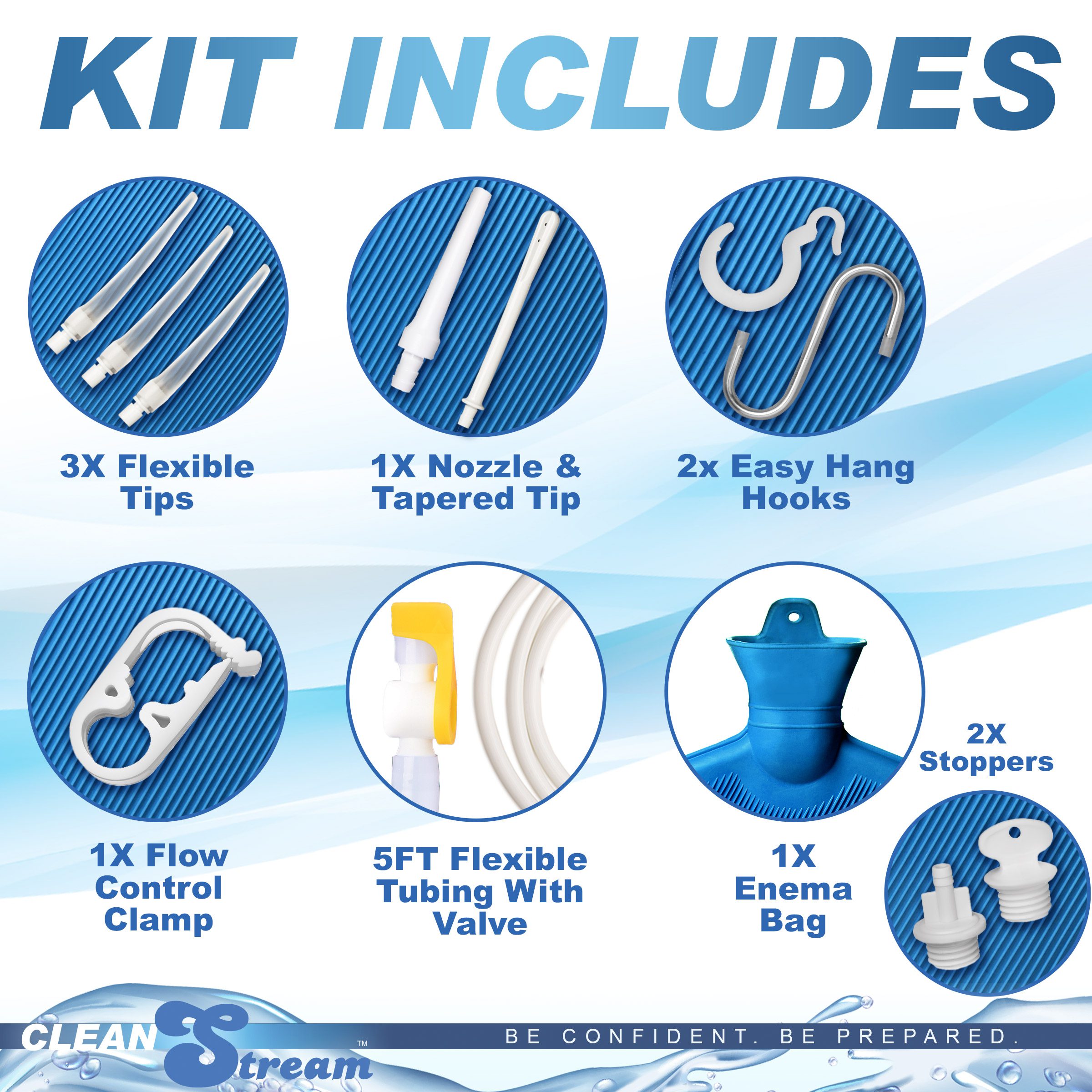 Deluxe Shower Enema Kit with 5 Tips - Image 7