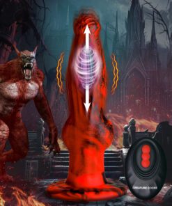 Hell Wolf Thrusting and Vibrating Silicone Dildo