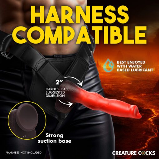 Ramming Hound Thrusting & Vibrating Silicone Dildo - Image 2