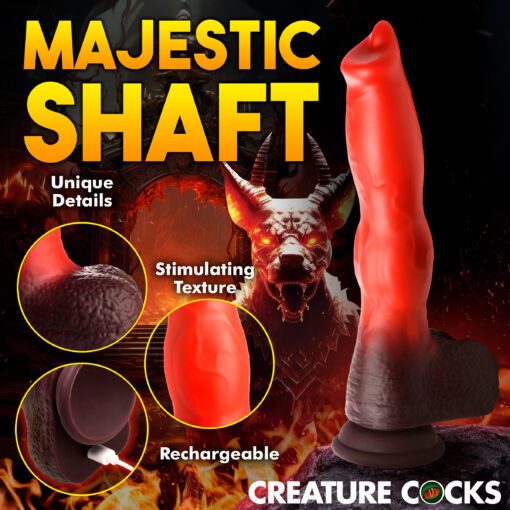 Ramming Hound Thrusting & Vibrating Silicone Dildo - Image 5