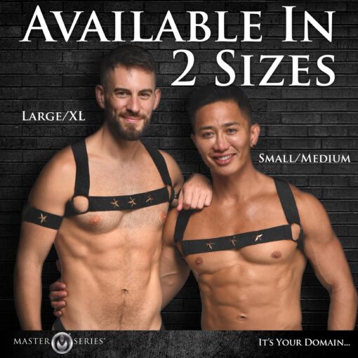 Rave Harness Elastic Chest Harness with Arm Bands - L/XL - Image 7