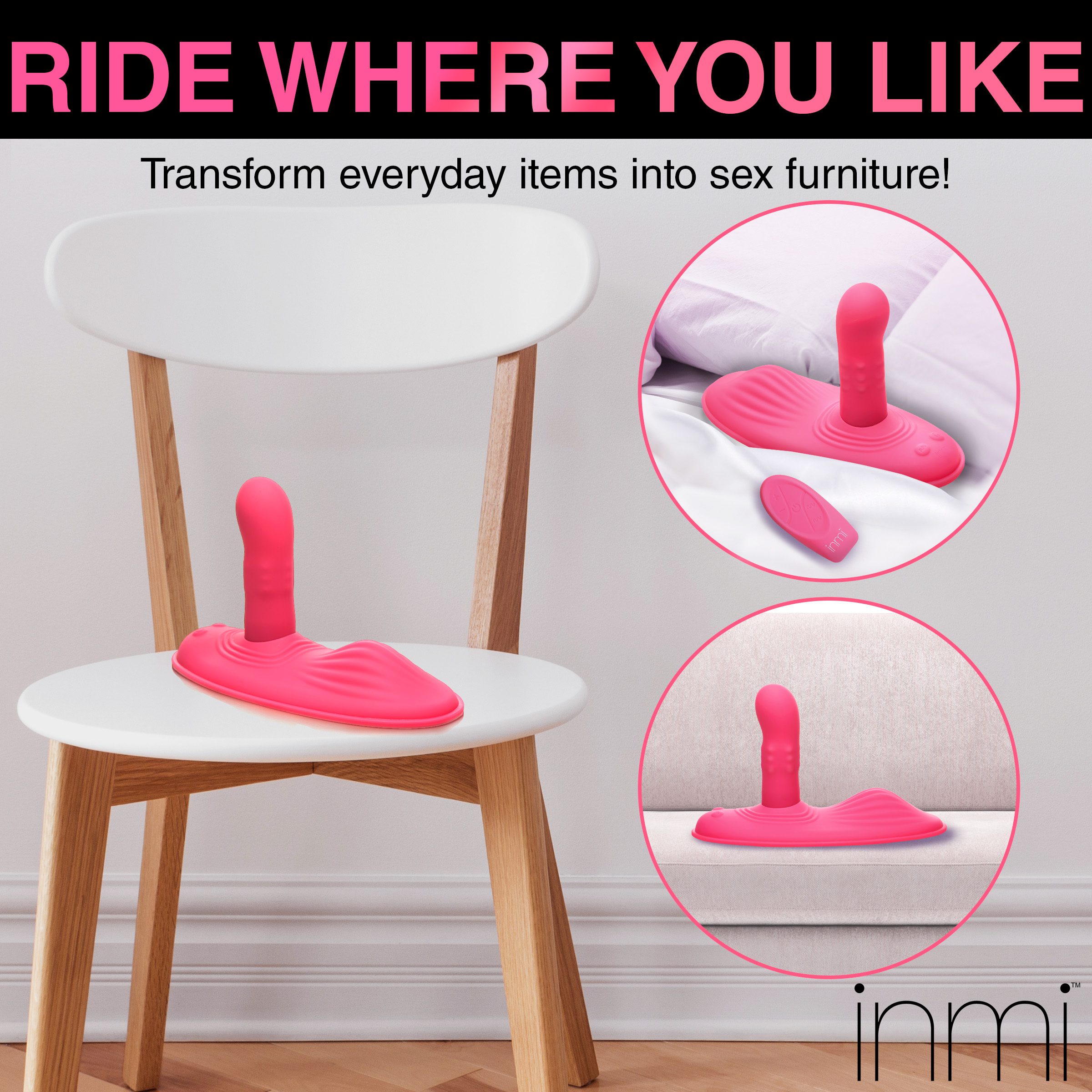 Spin n' Grind Rotating and Vibrating Silicone Sex Grinder - Image 4
