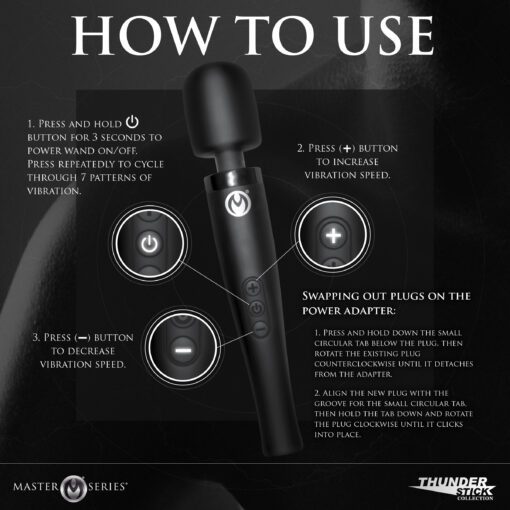Thunderstick Pro Silicone Wand Massager - Image 8