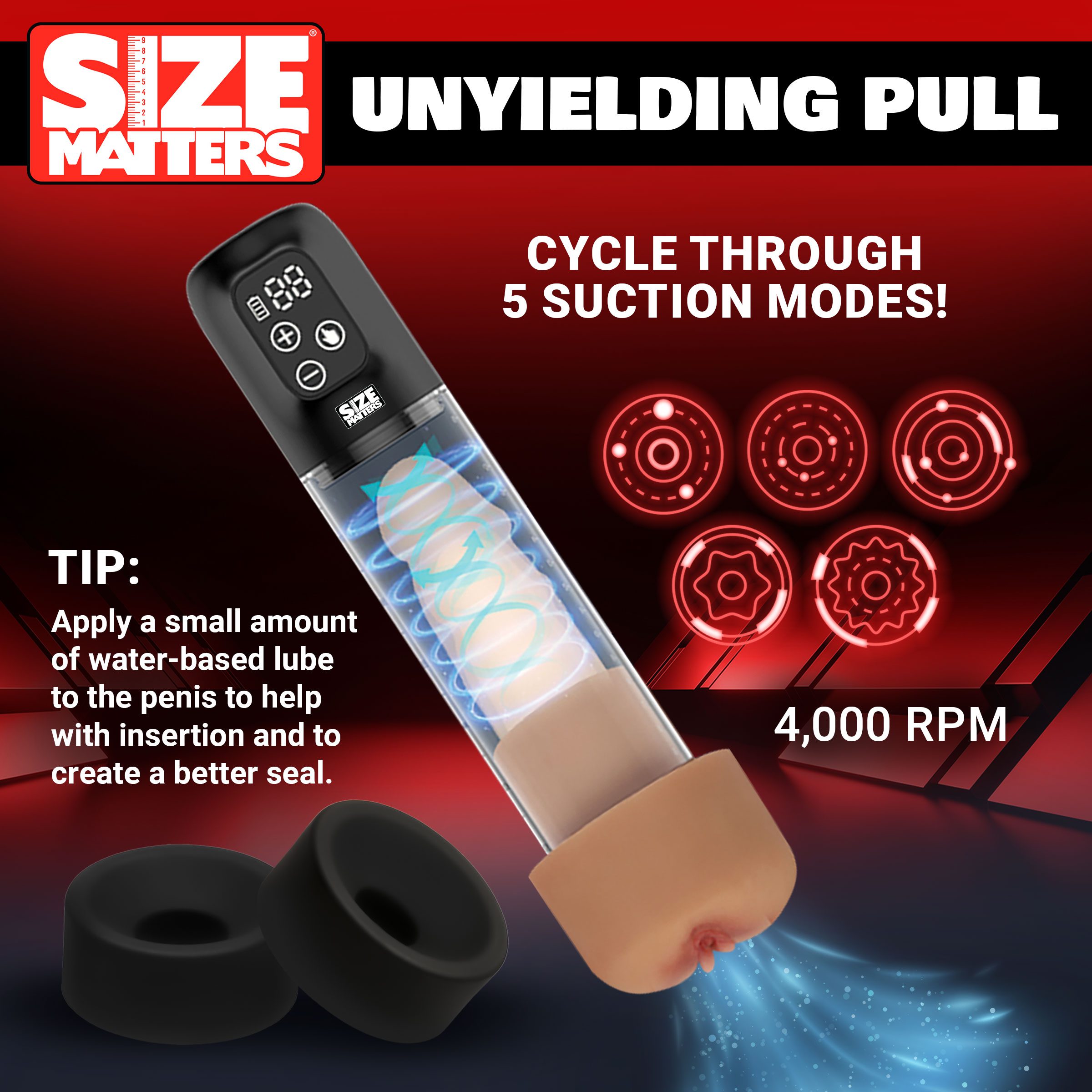 Sucking Penis Pump with Attachments - Image 3