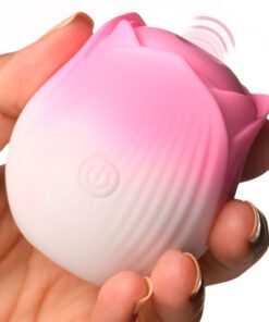 Pulsing Petals Throbbing Rose Clit Stimulator - Pink