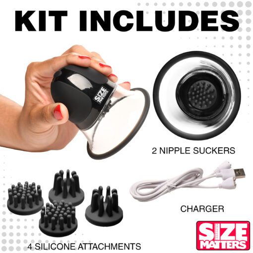 10X Rotating Nipple Suckers with 4 Attachments - Image 8