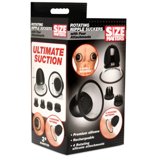 10X Rotating Nipple Suckers with 4 Attachments - Image 9