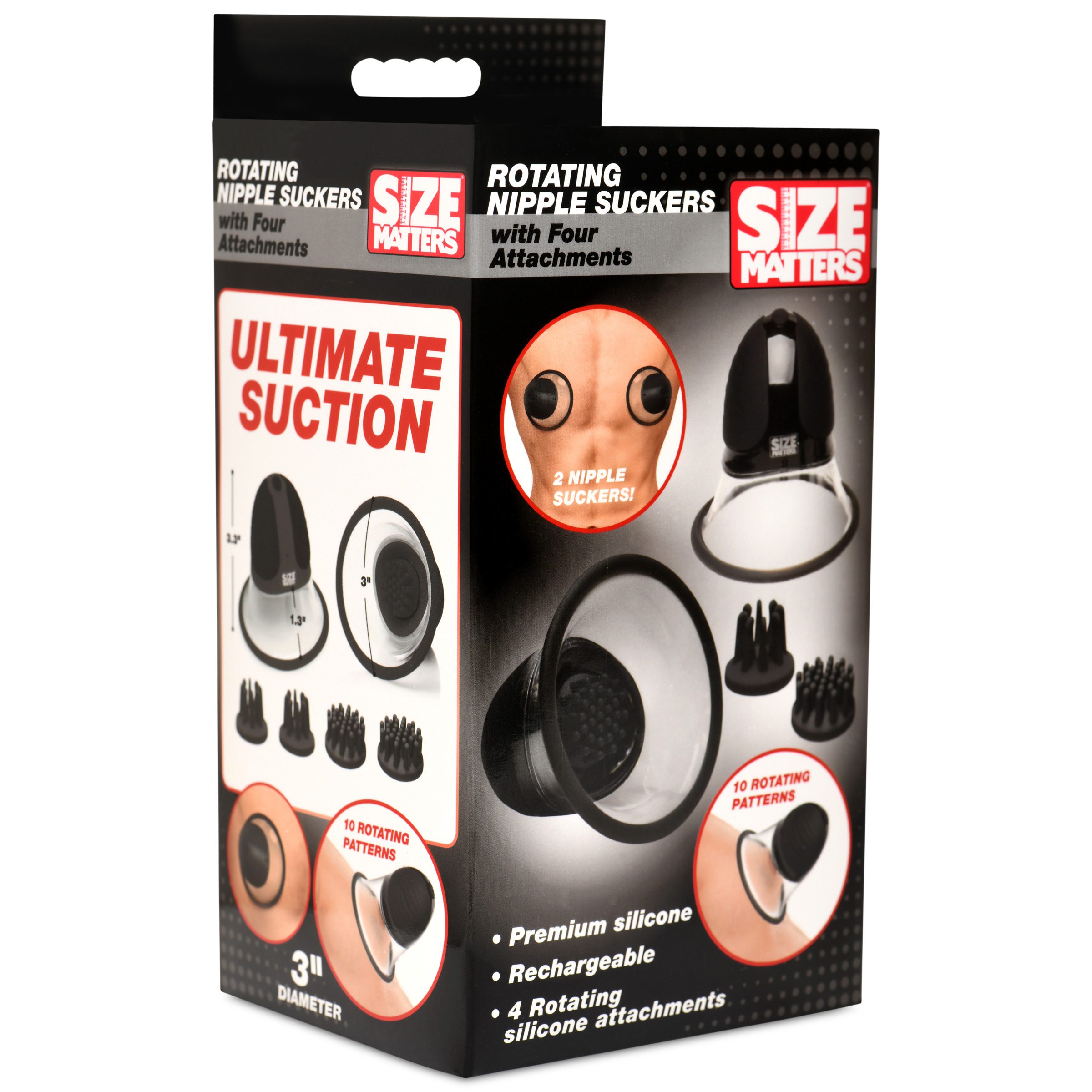 10X Rotating Nipple Suckers with 4 Attachments - Image 9
